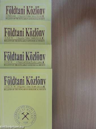 Földtani Közlöny 2002/1-4., különszámmal