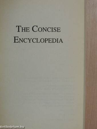 The Concise Encyclopedia