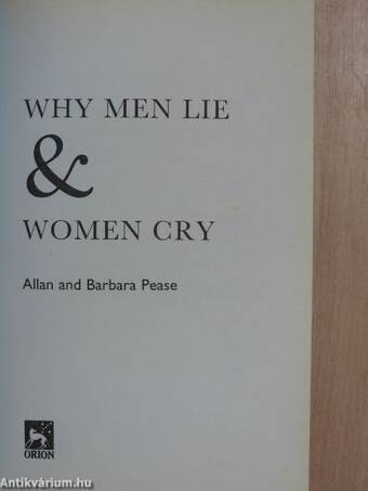 Why Men Lie & Women Cry