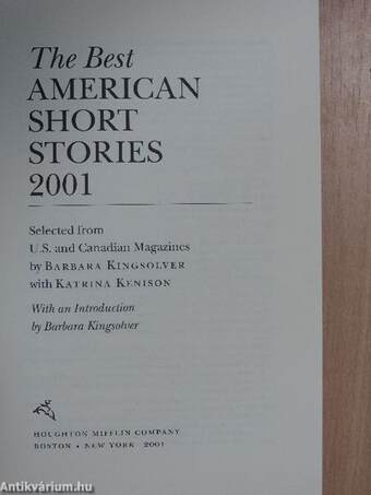 The Best American Short Stories 2001