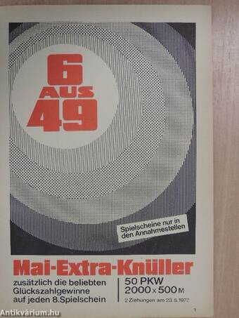 Das Magazin Mai 1972