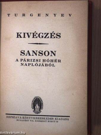 Kivégzés/Sanson, a párizsi hóhér naplójából