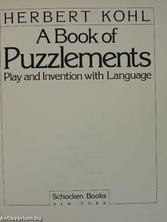 A Book of Puzzlements