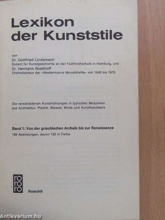 Lexikon der Kunststile 1-2.