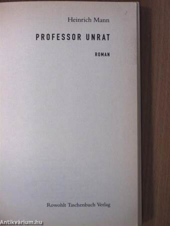 Professor Unrat