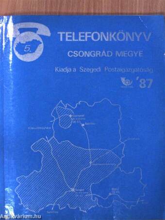 Telefonkönyv - Csongrád megye '87