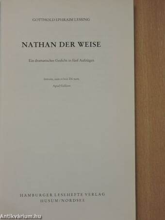 Nathan der Weise