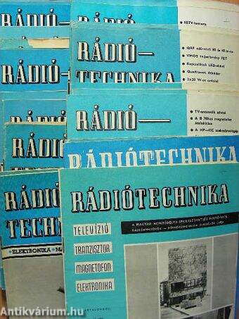 Rádiótechnika 1966-1983. (vegyes számok, 30 db)