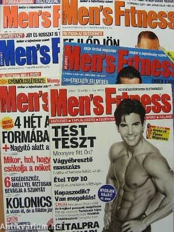 Men's Fitness 2000-2002. (vegyes számok) (6 db)
