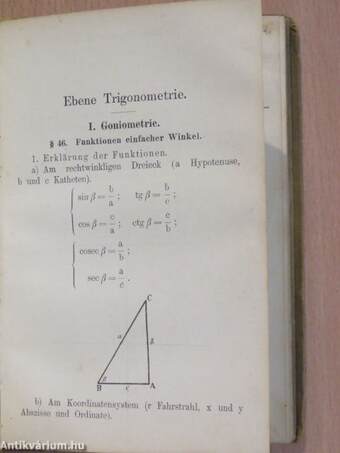 Formelsammlung und Repetitorium der Mathematik enthaltend die wichtigsten Formeln und Lehrsätze