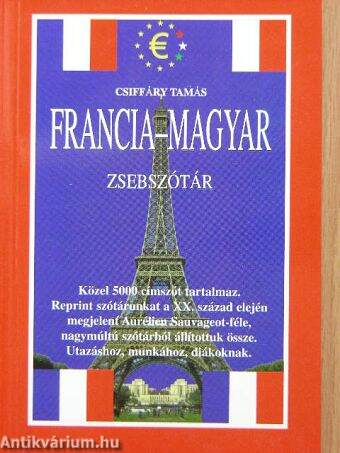Francia-magyar, magyar-francia zsebszótár