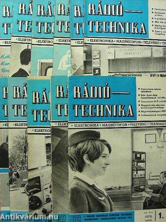 Rádiótechnika 1970. (nem teljes évfolyam)