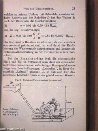 Wasserkraftanlagen I.