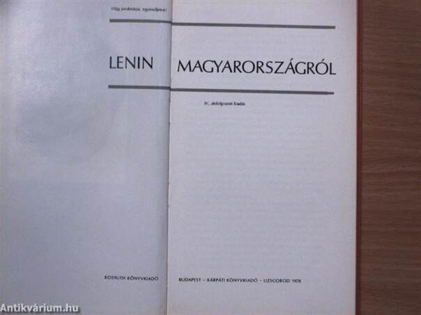 Lenin Magyarországról