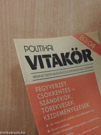 Politikai Vitakör 1983/04