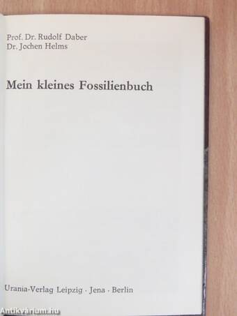 Mein kleines Fossilienbuch