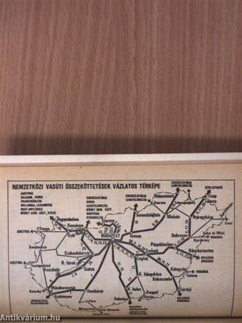 Nemzetközi vasúti összeköttetések menetrendje 1977-1978.