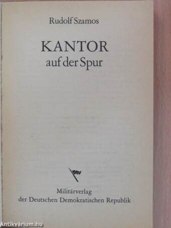 Kantor auf der Spur