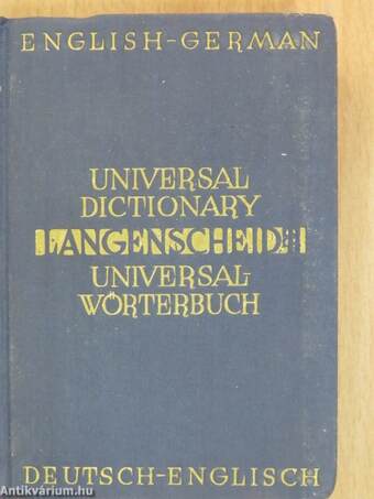 Langenscheidts Universal-Wörterbuch I.