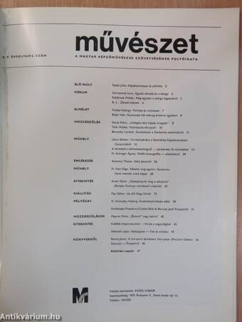 Művészet 1973. június