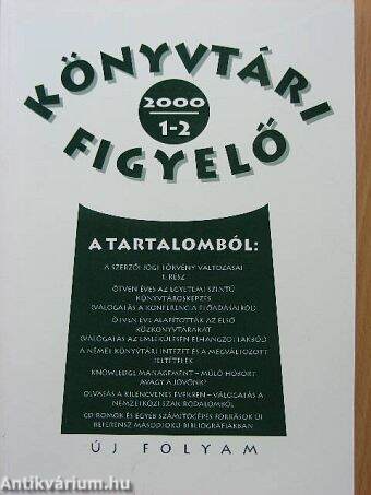 Könyvtári Figyelő 2000/1-2.