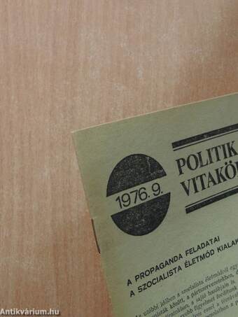 Politikai Vitakör 1976/9.