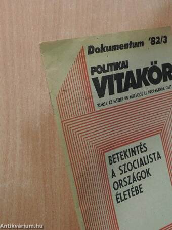 Politikai Vitakör 1982/3