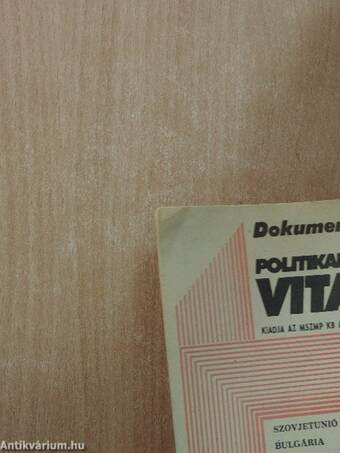 Politikai Vitakör 1982/3