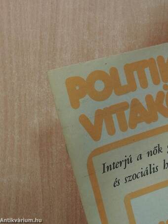 Politikai Vitakör 1981/6.