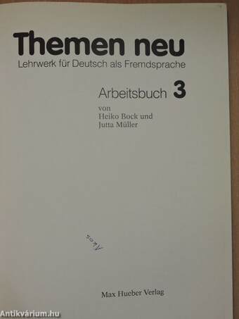 Themen neu 3 - Arbeitsbuch