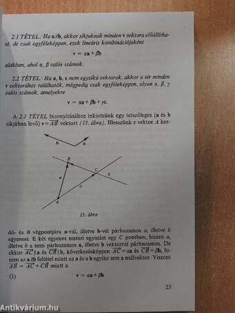 Vektorok, koordinátageometria, trigonometria