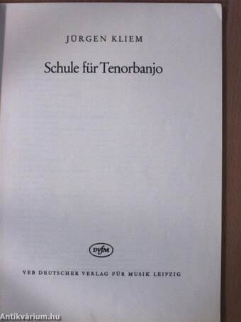 Schule für Tenorbanjo