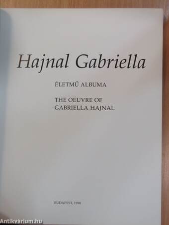 Hajnal Gabriella életmű albuma