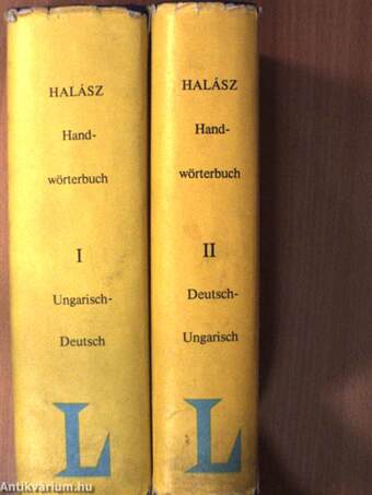 Handwörterbuch der ungarischen und deutschen Sprache I-II.