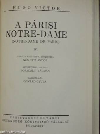 A Párisi Notre-Dame I-IV.