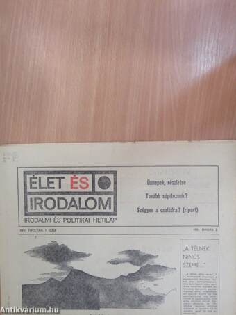 Élet és Irodalom 1981. (nem teljes évfolyam)