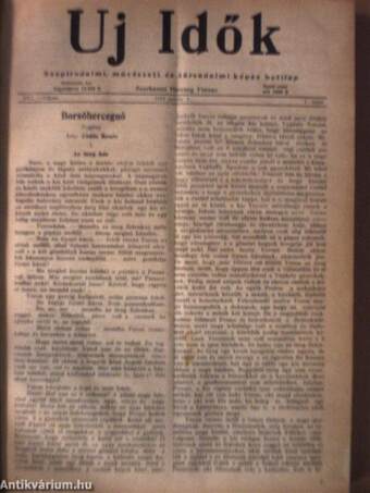 Uj Idők 1924. január-junius (fél évfolyam)