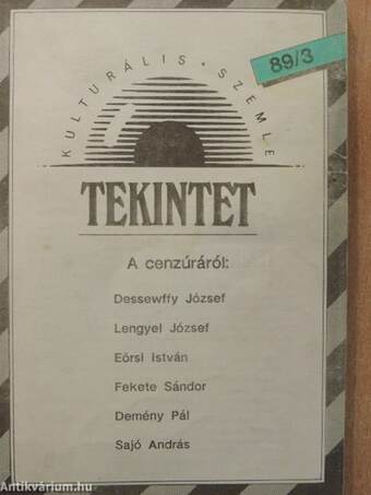 Tekintet 1989/3