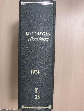 Irodalomtörténet 1974/1-4.