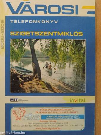 Városi Telefonkönyv Szigetszentmiklós 2008-2009