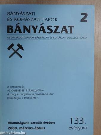 Bányászat 2000. március-április