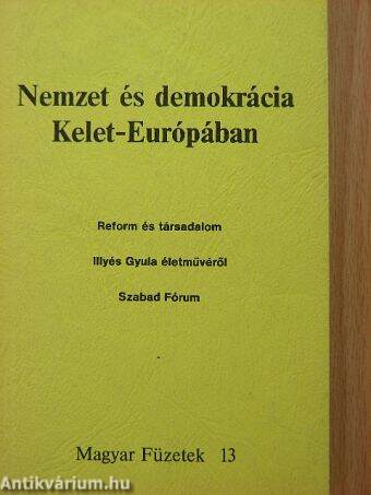 Nemzet és demokrácia Kelet-Európában