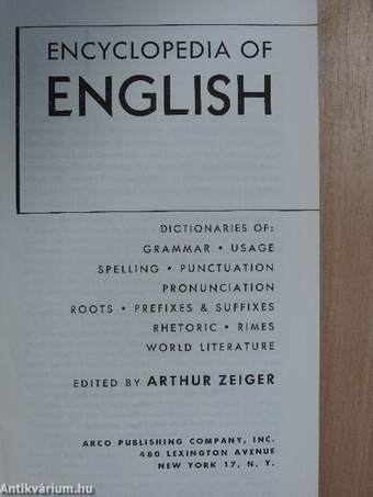 Encyclopedia of English