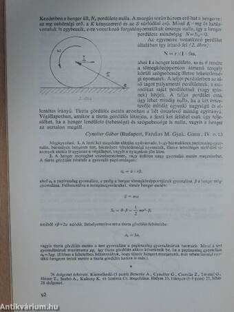 Középiskolai matematikai lapok 1988. február