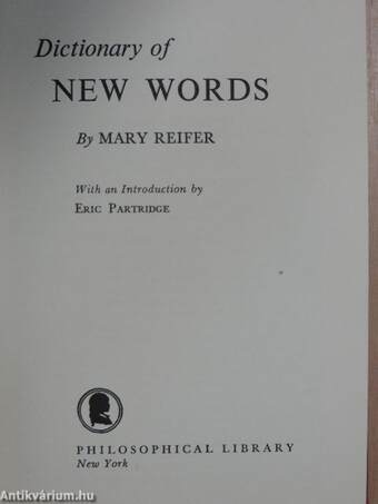 Dictionary of New Words