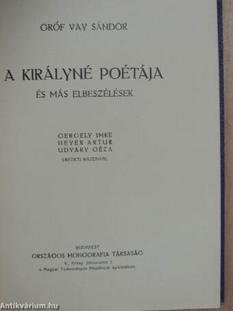 A királyné poétája