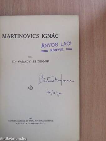 Martinovics Ignác