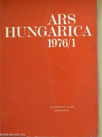 Ars Hungarica 1976/1.