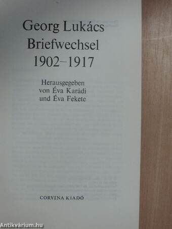 Briefwechsel 1902-1917