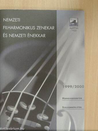 Nemzeti filharmonikus zenekar és nemzeti énekkar 1999/2000